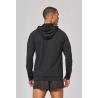 Sudadera deportiva 1/2 cierre con capucha unisex Proact®