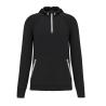 Sudadera deportiva 1/2 cierre con capucha unisex Proact®