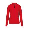 Sudadera deportiva 1/2 cierre con capucha unisex Proact®