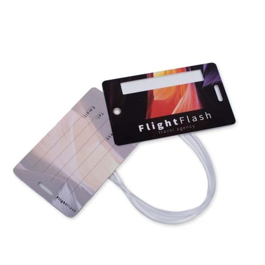 Etiqueta de equipaje en PVC...