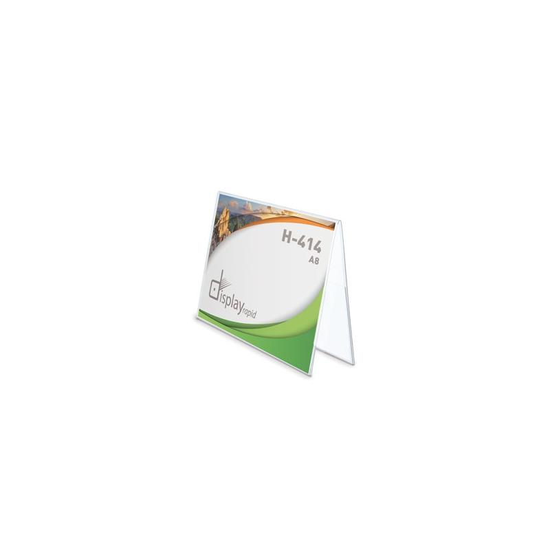 Porte-photos horizontal PVC A8 Duo