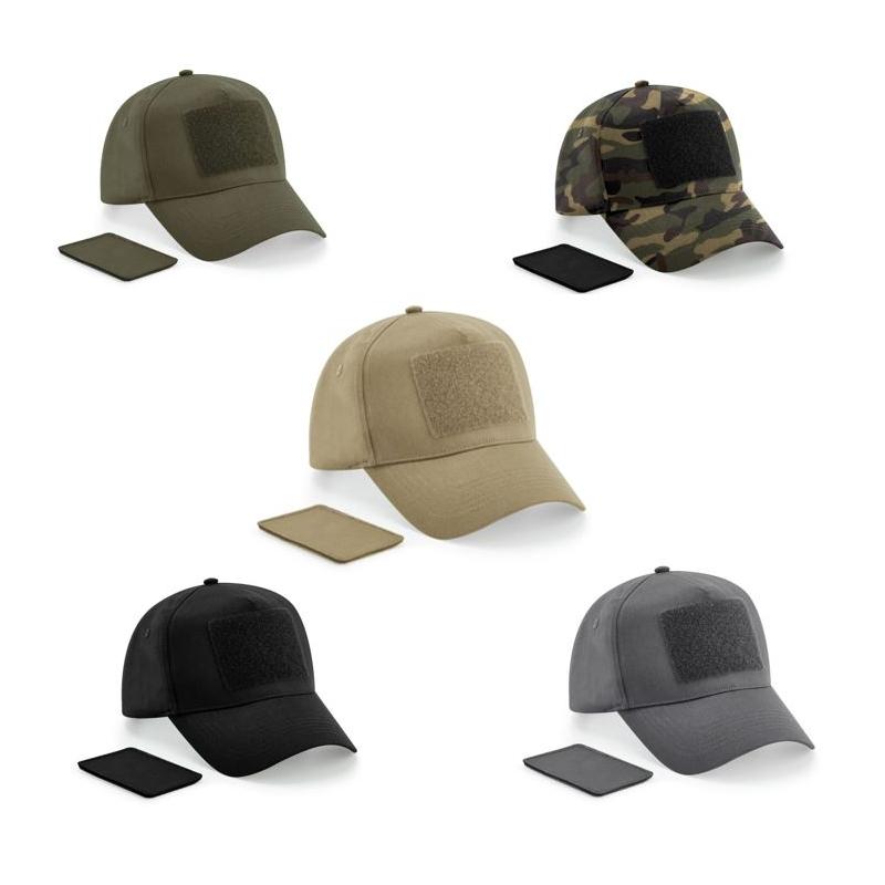 5 panel cap with removable patch Beechfield®
