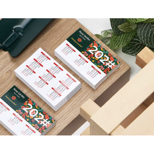 Calendriers de poche taille...
