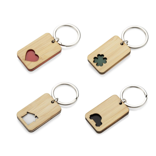 Bamboo Carve keyring