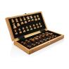 Luxury wooden folding chess set