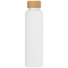 Botella de vidrio borosilicato mate de 590 ml con tapa de bambú Lucerna
