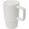 Caneca em cerâmica de 450 ml com tampa de plástico Carter