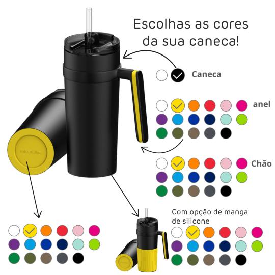 Caneca térmica 600 ml...
