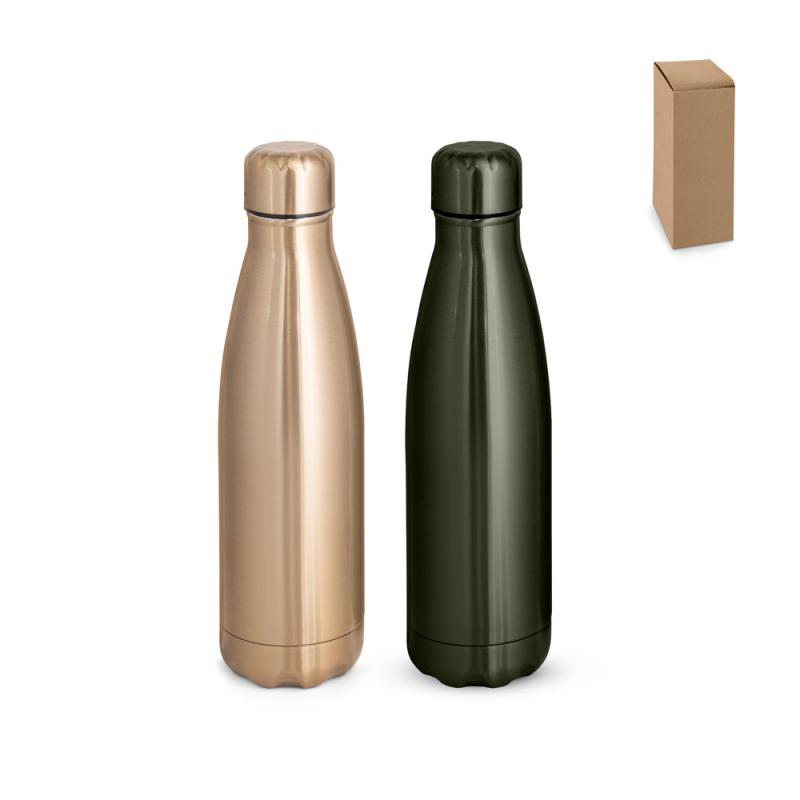 Garrafa em aço inoxidável com acabamento mate metálico 510 ml Show Metallic