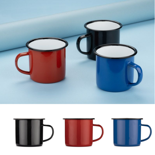 Caneca esmaltada 300ml Emal