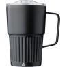 Copo de viagem de parede dupla em aço inoxidável reciclado (450 ml) Calo