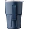 Copo de viagem de parede dupla em aço inoxidável reciclado (450 ml) Calo