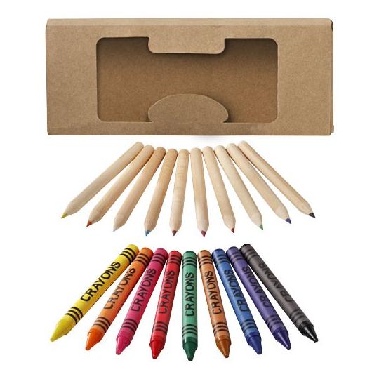 Ensemble de 19 crayons de...