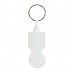 Plastic keychain with 0.50 token for trolley Key50