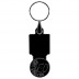 Plastic keychain with 0.50 token for trolley Key50