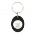 Oval keyring with 1.00€ token CR-Z Car