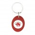 Oval keyring with 1.00€ token CR-Z Car