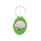 Porta-chaves oval com ficha 1,00€ CR-Z Carro