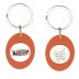 Oval keyring with 1.00€ token CR-Z Car
