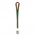 Two-tone ribbon for medals in terylene