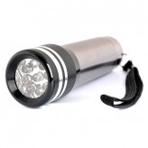 Lanterna de alumínio com 9 LEDS