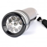 Lanterna de alumínio com 9 LEDS