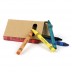 Box with 6 wax crayons SixArt