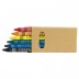 Box with 6 wax crayons SixArt