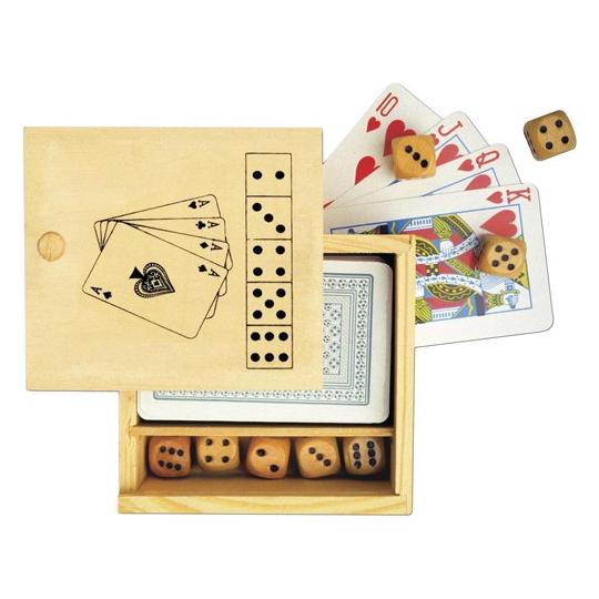 Myriam card game and 5 dice