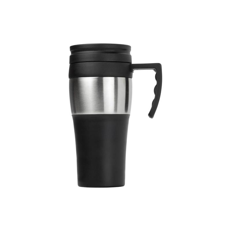Taza isotérmica de viaje en acero inoxidable y PP Karina