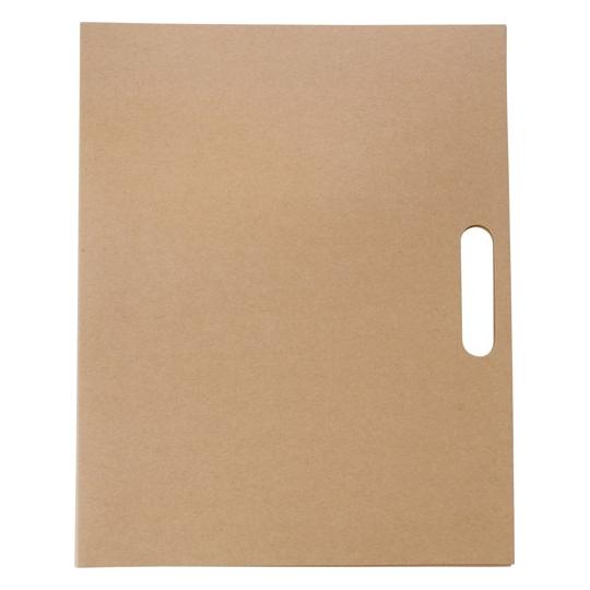 Carpeta de cartón con asa...