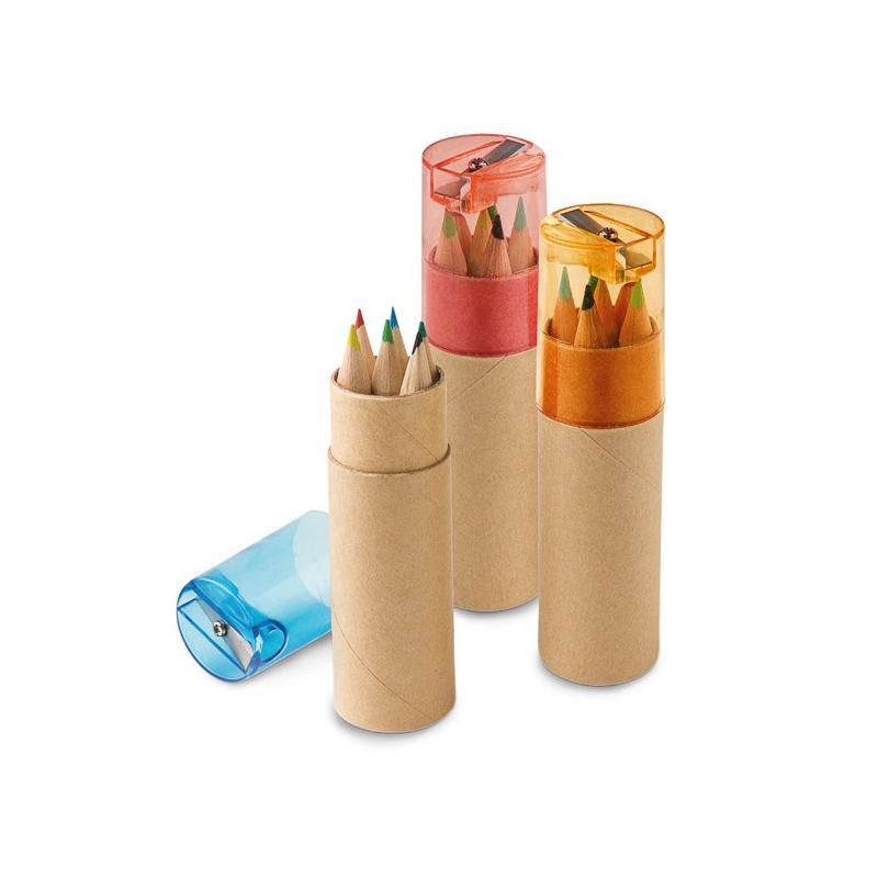 Box with 6 Rols coloured pencils