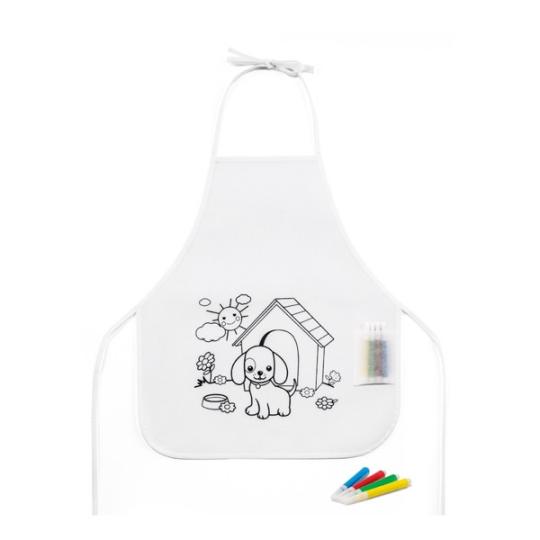 Tablier d'enfant à colorier