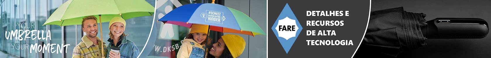 fabricante tradicional de guarda-chuvas e guarda-sóis de alta qualidade.